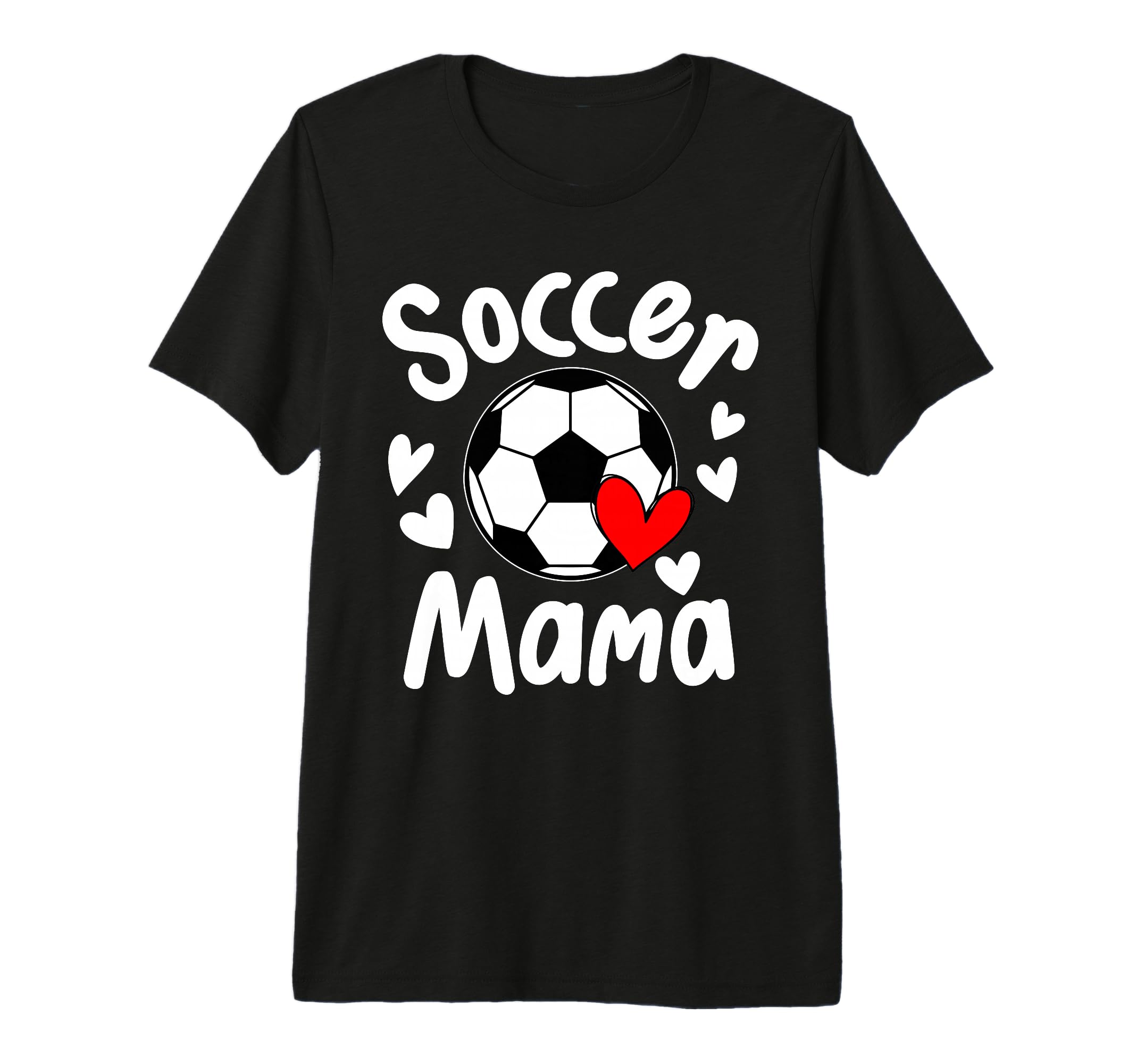 Soccer Mama Matching Daughter Heart T-Shirt - Unique Graphic Men Women - T-Shirt, Sweatshirt, Hoodie