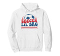 Soccer Lil Bro Soccer Brother Hoodie - Casual Everyday Wear for Adults - T-Shirt, Sweatshirt, Hoodie