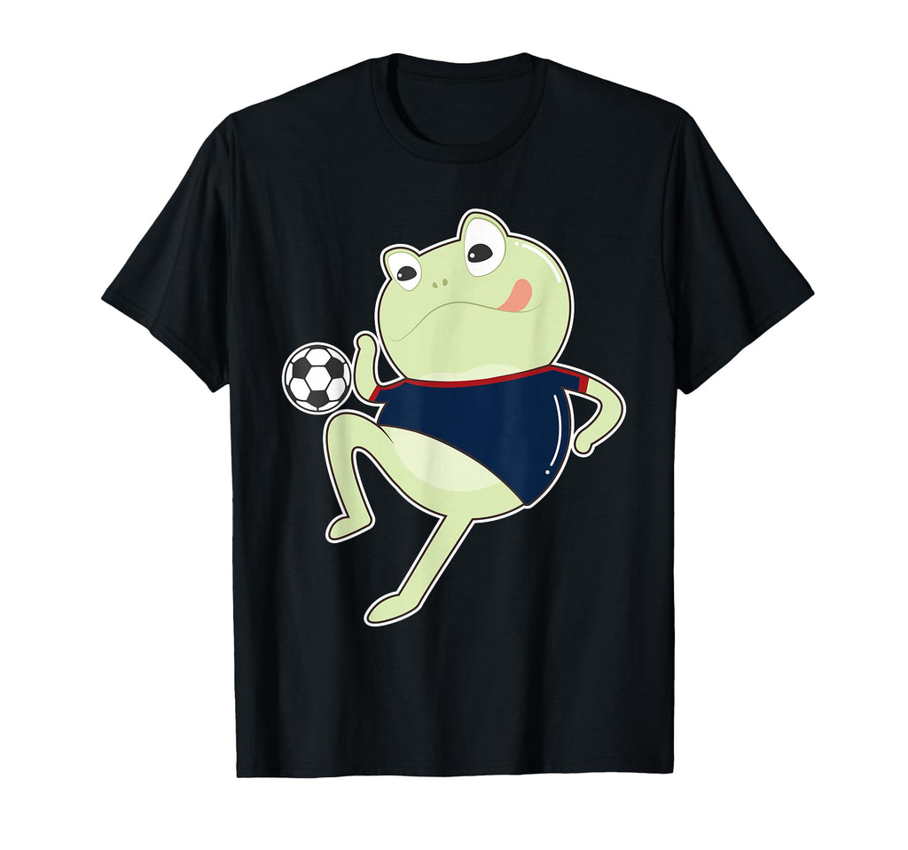 Frog Soccer Player Soccer Sports T-Shirt - Novelty Apparel for Adults - T-Shirt, Sweatshirt, Hoodie