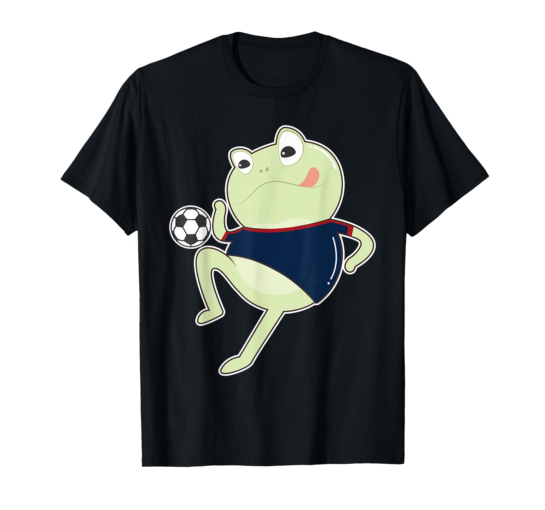 Frog Soccer Player Soccer Sports T-Shirt - Novelty Apparel for Adults - T-Shirt, Sweatshirt, Hoodie