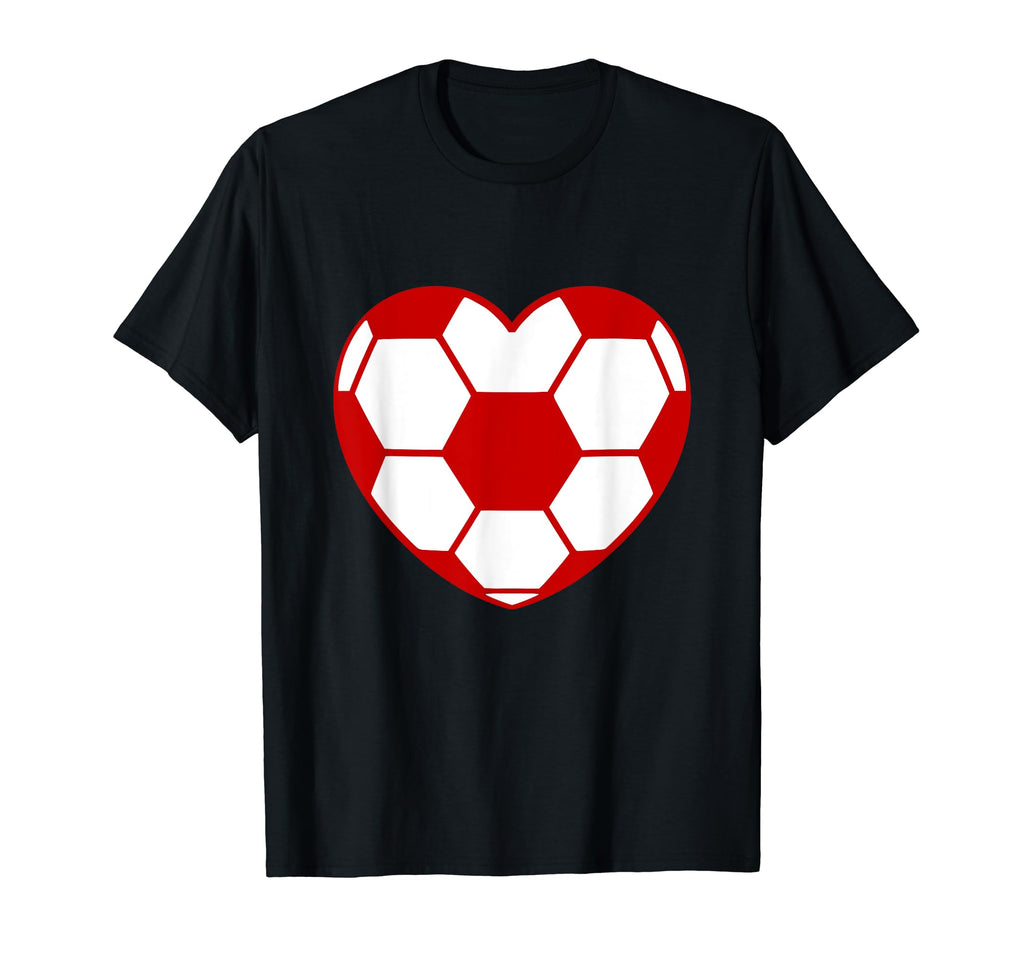Soccer Heart Sport Player Icon T-Shirt - Unique Graphic Men Women - T-Shirt, Sweatshirt, Hoodie