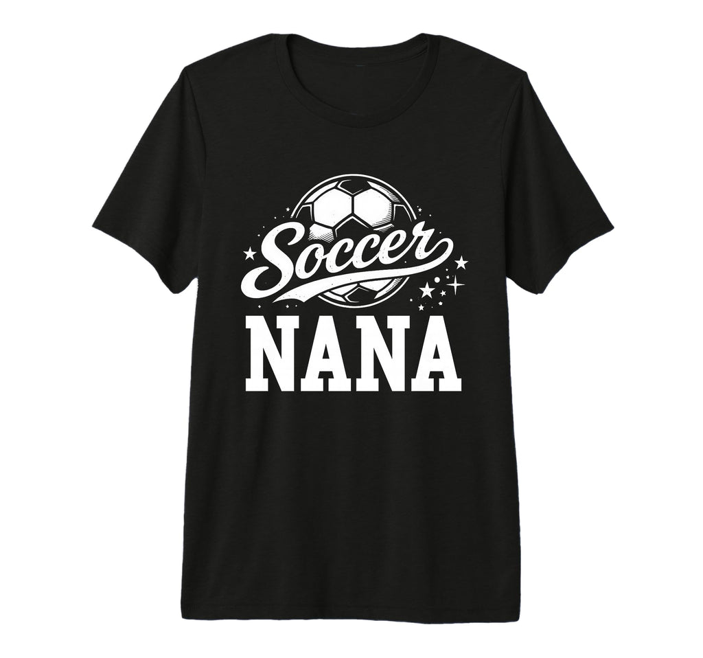 Soccer Nana Soccer Ball Tri Blend T-Shirt - Trendy Graphic for Adults - T-Shirt, Sweatshirt, Hoodie