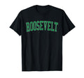 Roosevelt Ny Distressed Green Varsity T-Shirt - Minimalist Print Unisex - T-Shirt, Sweatshirt, Hoodie