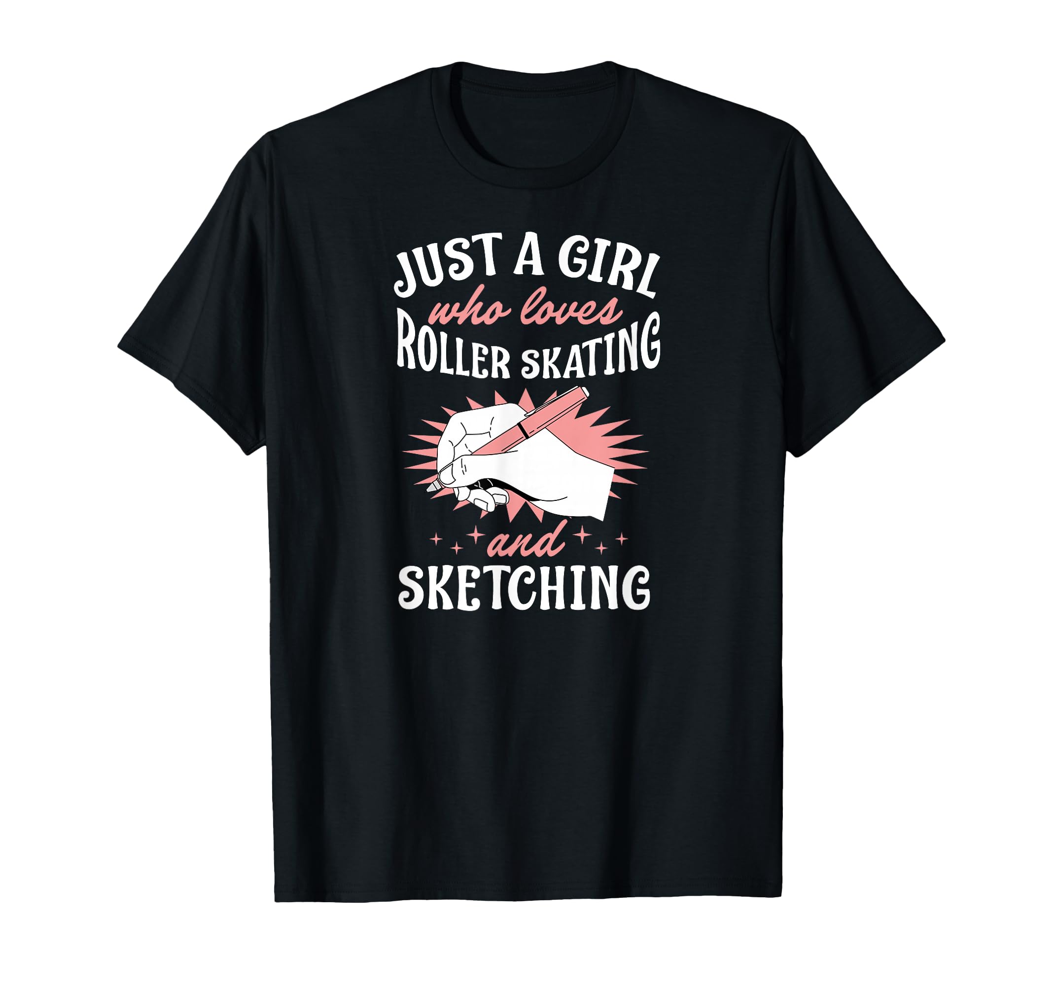 Just Who Loves Roller Skating And T-Shirt - Aesthetic Graphic Unisex - T-Shirt, Sweatshirt, Hoodie