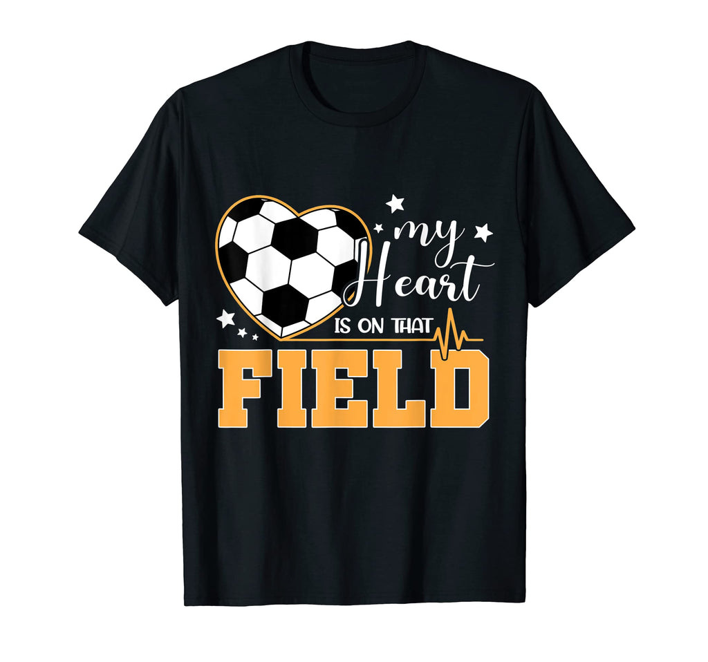 My Heart Is That Field Soccer Love T-Shirt - Minimalist Print for Adults - T-Shirt, Sweatshirt, Hoodie