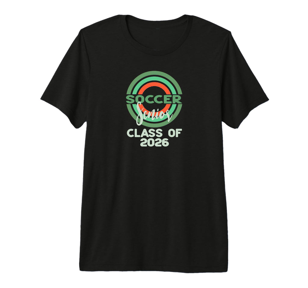 Soccer Senior Class 2026 Tri Blend T-Shirt - Casual Everyday Wear Unisex - T-Shirt, Sweatshirt, Hoodie