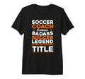 Mens Soccer Coaching Training T-Shirt - Fun Novelty Design for Adults - T-Shirt, Sweatshirt, Hoodie