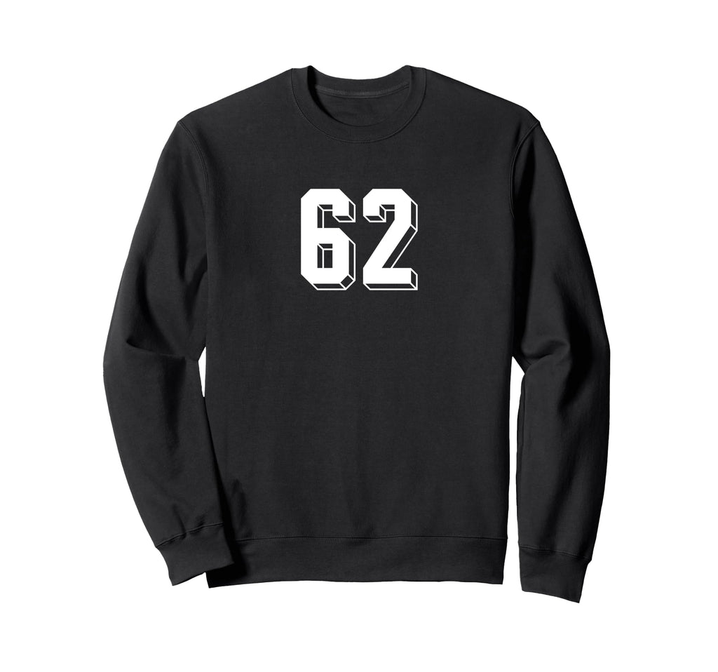 Number 62 80S 90S Soccer Team Sweatshirt - Unique Graphic for Adults - T-Shirt, Sweatshirt, Hoodie