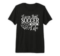Livin That Soccer Mom Life Funny T-Shirt - Trendy Graphic for Adults - T-Shirt, Sweatshirt, Hoodie