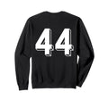 Number 44 Backside 80S 90S Team Sweatshirt - Aesthetic Graphic for Adults - T-Shirt, Sweatshirt, Hoodie