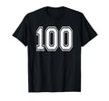 Number 100 Numbered Uniform T-Shirt - Casual Everyday Wear for Adults - T-Shirt, Sweatshirt, Hoodie