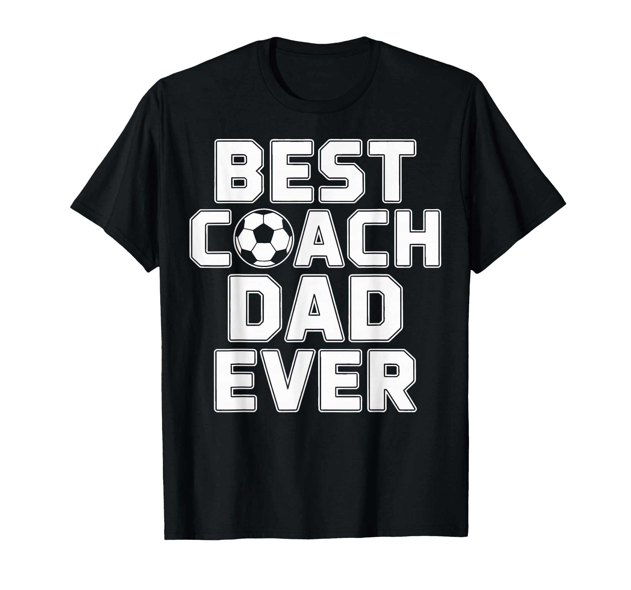 Best Coach Dad Ever Soccer Leadership T-Shirt - Custom Art Print Unisex - T-Shirt, Sweatshirt, Hoodie