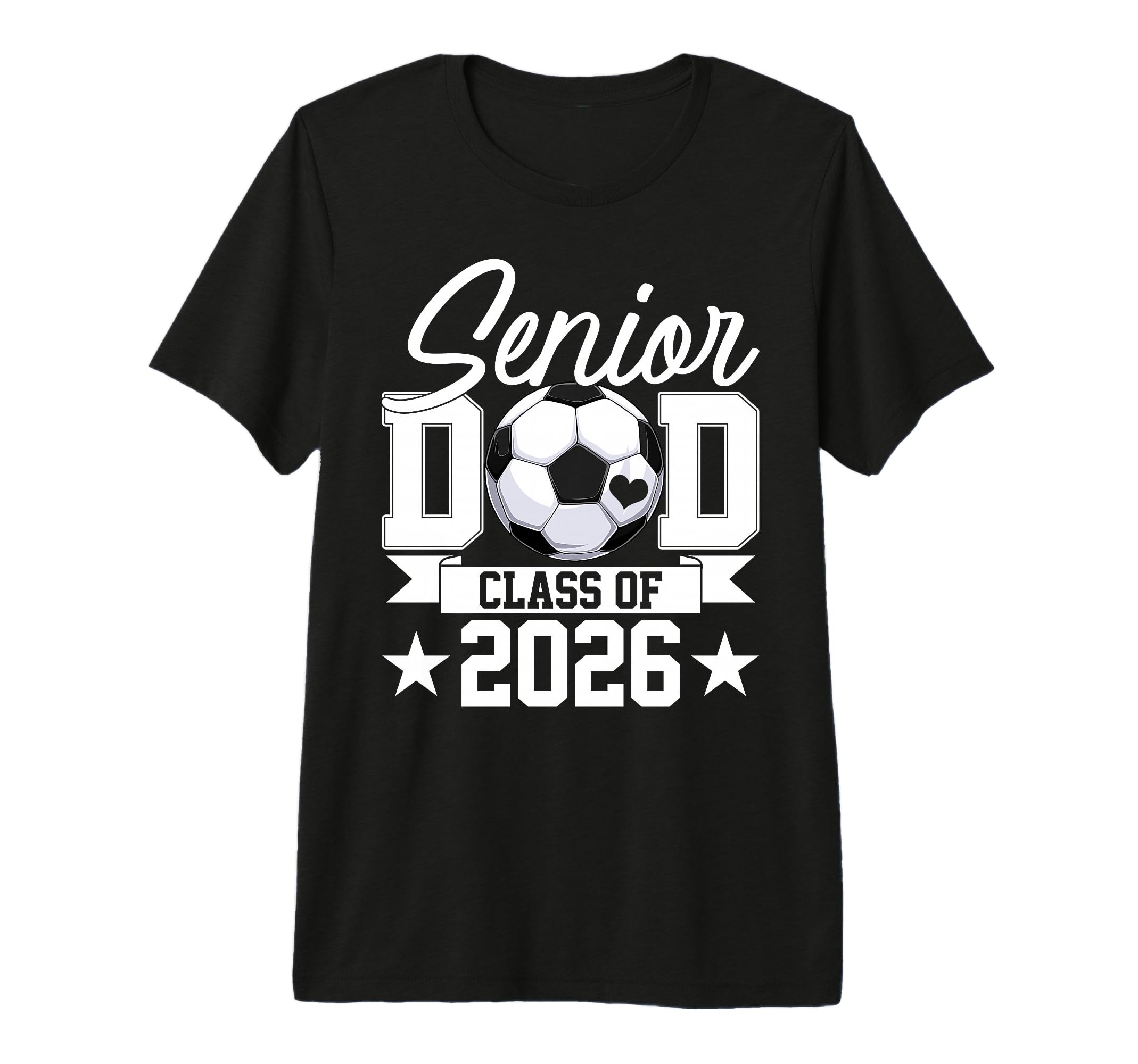 Senior Dad Class 2026 Graduate Soccer T-Shirt - Aesthetic Graphic Unisex - T-Shirt, Sweatshirt, Hoodie