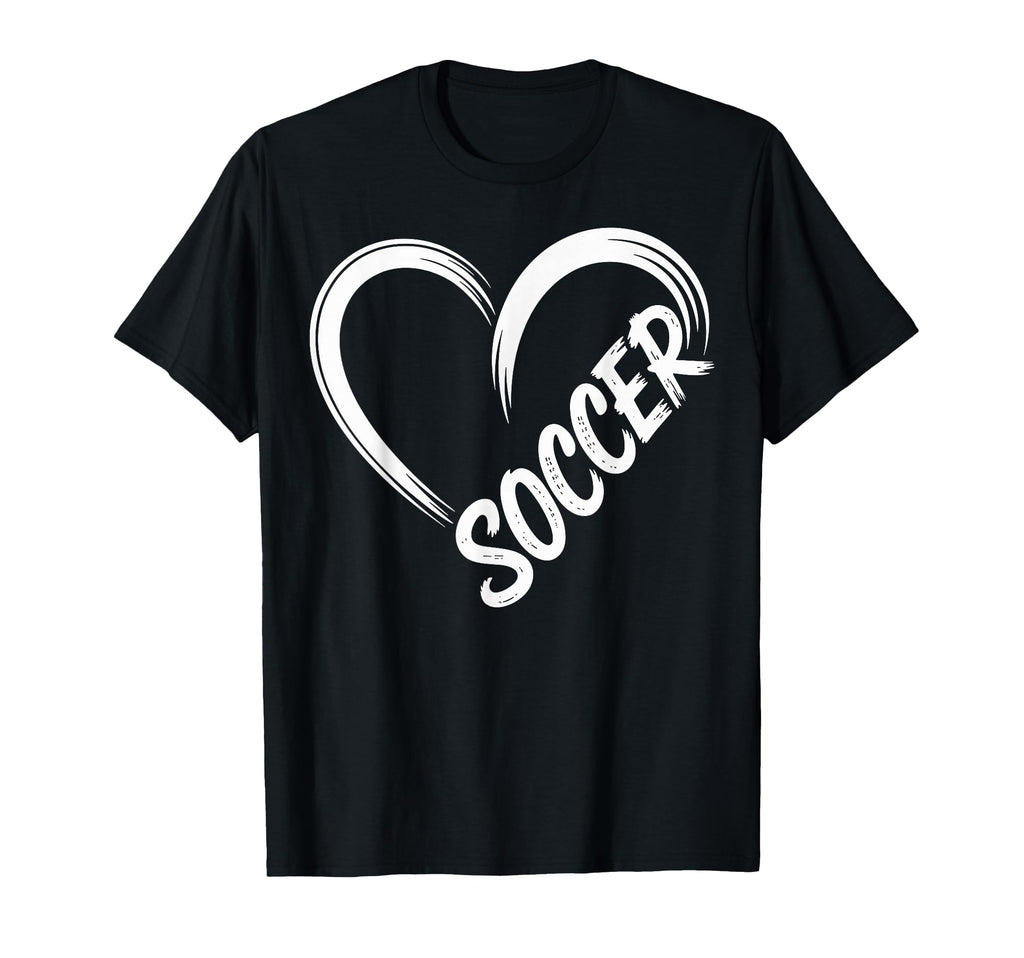 Funny Soccer Heart Soccer Player T-Shirt - Aesthetic Graphic Men Women - T-Shirt, Sweatshirt, Hoodie