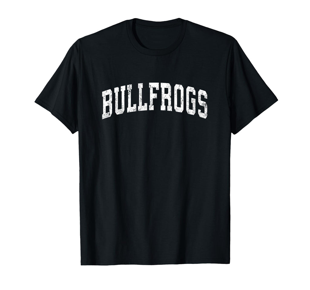 Bullfrogs Mascot Athletic Sports Name T-Shirt - Unique Graphic for Adults - T-Shirt, Sweatshirt, Hoodie