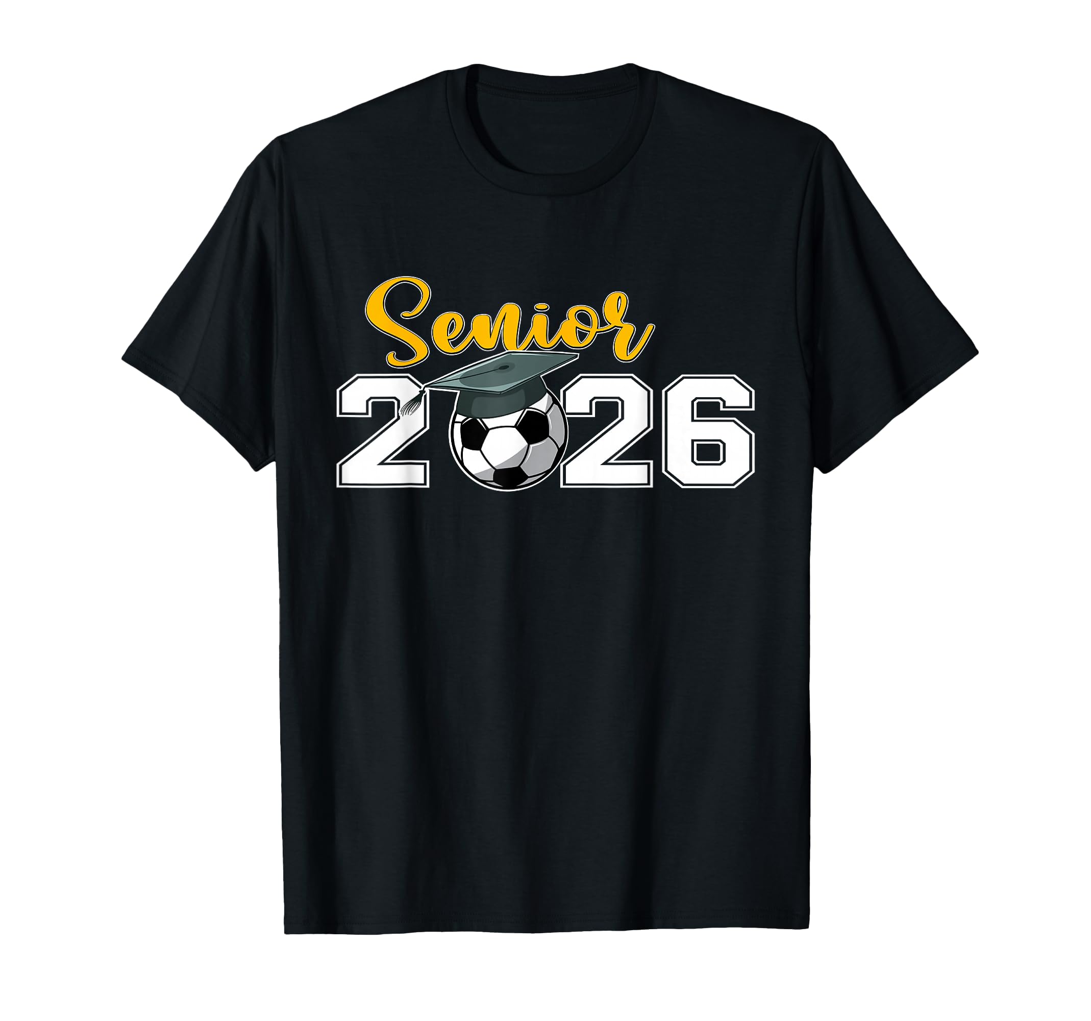 Senior 2026 Soccer Class 2026 Graduation T-Shirt - Custom Art Print Unisex - T-Shirt, Sweatshirt, Hoodie