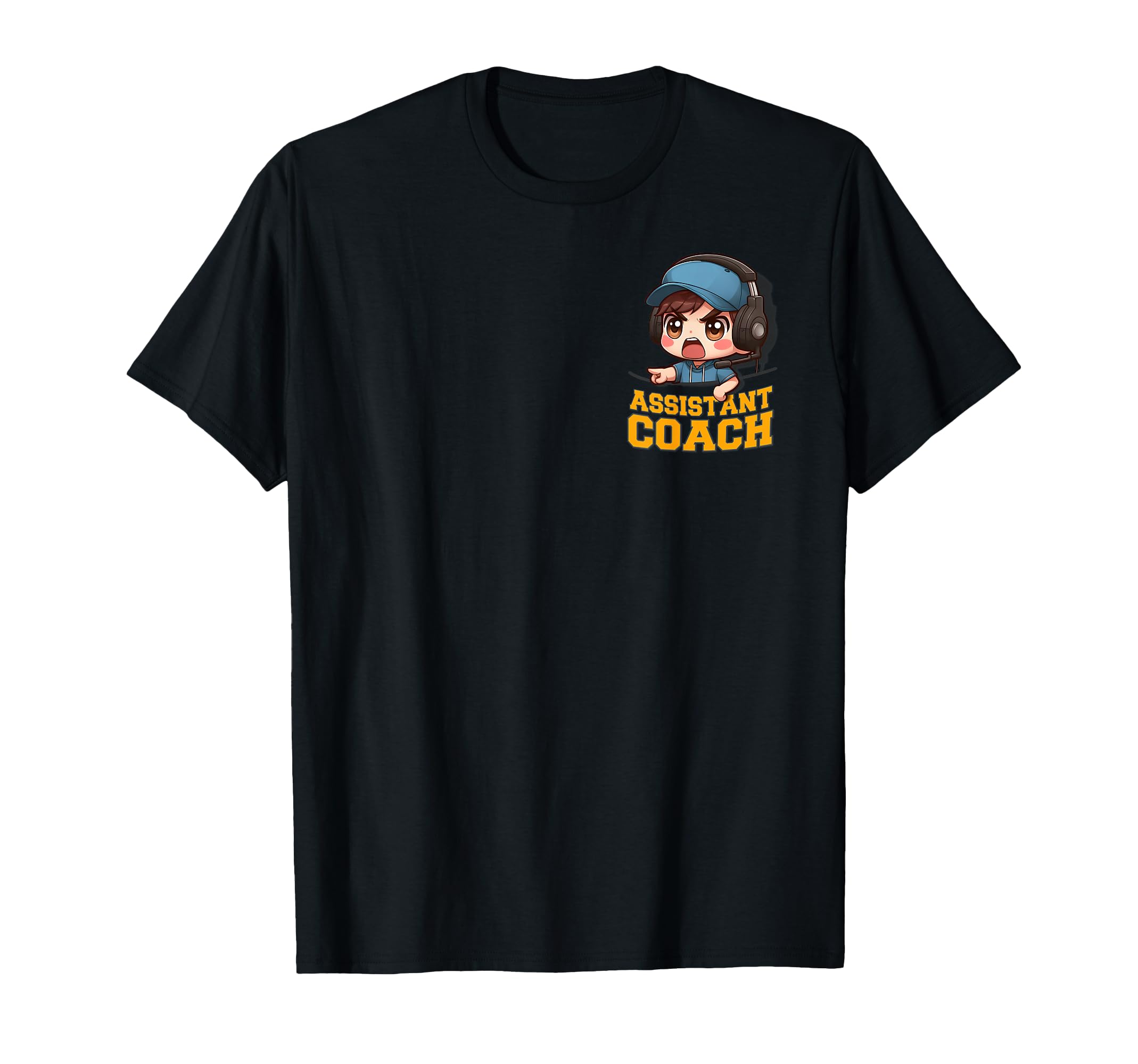 Assistant Coach Sideline Pocket T-Shirt - Casual Everyday Wear for Adults - T-Shirt, Sweatshirt, Hoodie