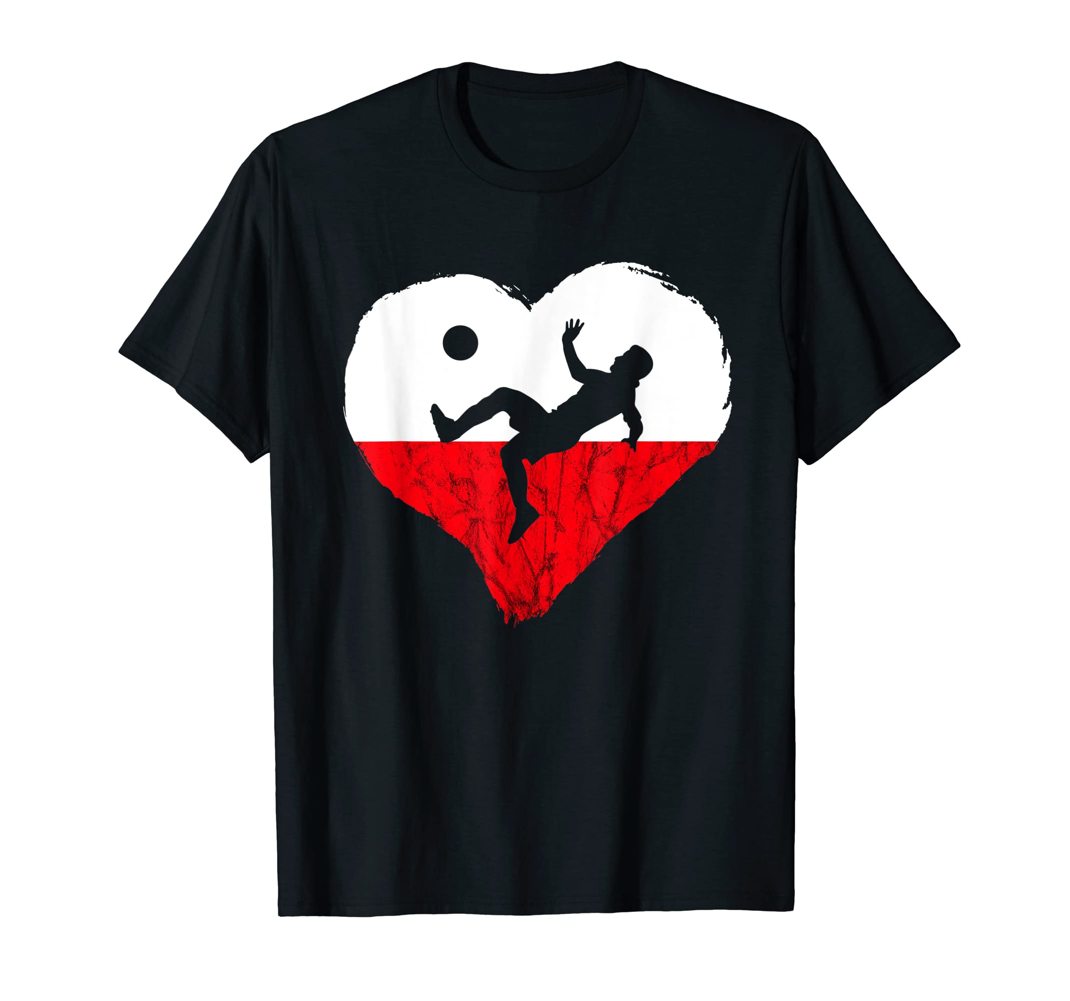 Polish Soccer Team Poland Heart T-Shirt - Minimalist Print Men Women - T-Shirt, Sweatshirt, Hoodie
