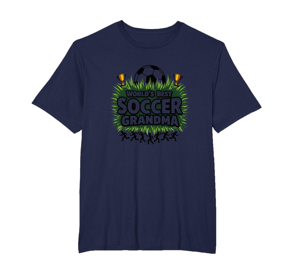 Worlds Best Soccer Grandma Champion Mens T-Shirt - Graphic Print Men Women - T-Shirt, Sweatshirt, Hoodie