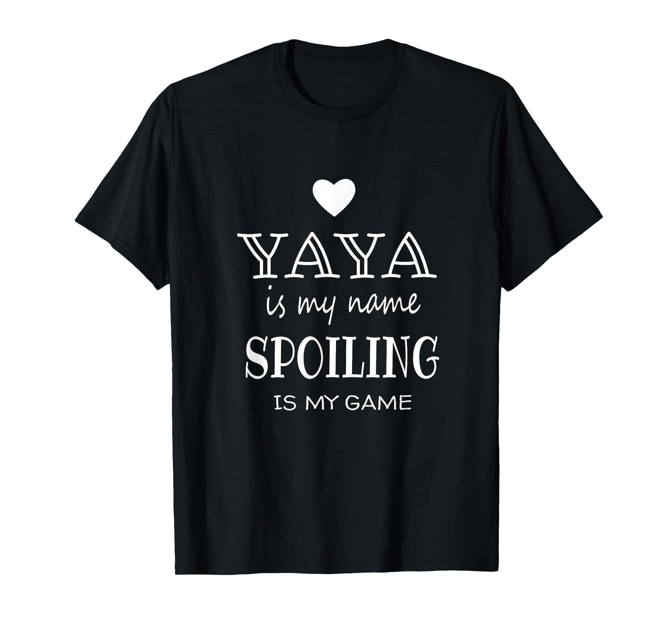 Mothers Day Birthday Gifts Yaya Sweatshirt - Minimalist Print for Adults - T-Shirt, Sweatshirt, Hoodie