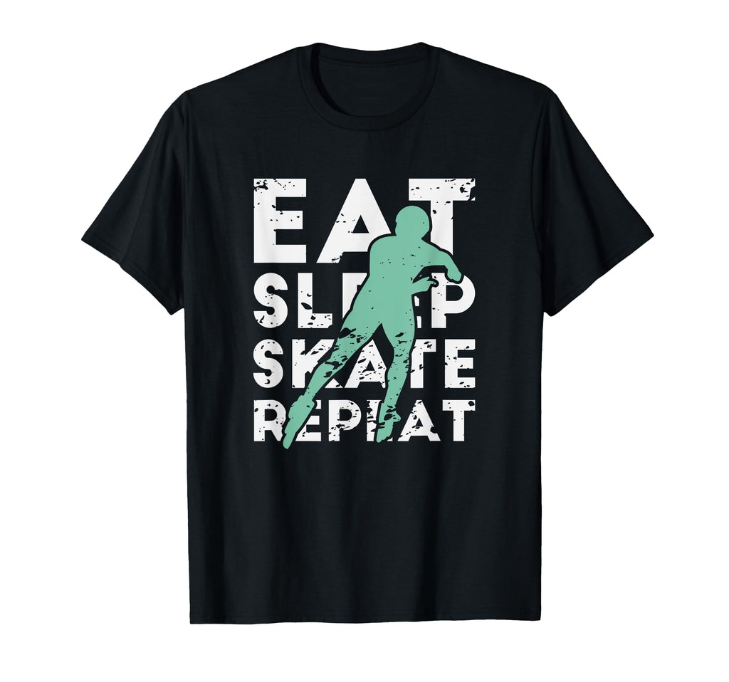 Eat Sleep Skate Repeat Rollerblades Gift T-Shirt - Streetwear Style Unisex - T-Shirt, Sweatshirt, Hoodie