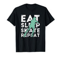 Eat Sleep Skate Repeat Rollerblades Gift T-Shirt - Streetwear Style Unisex - T-Shirt, Sweatshirt, Hoodie