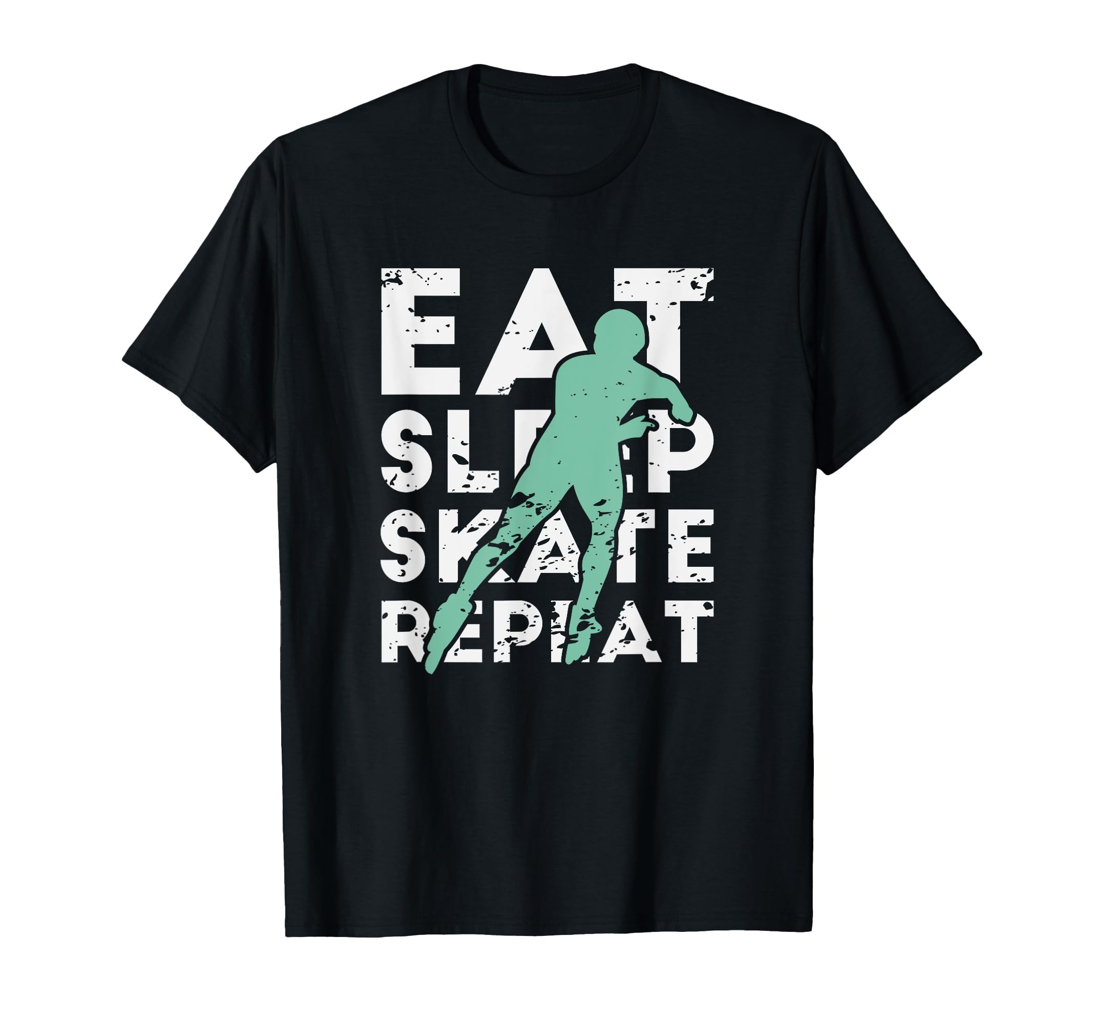 Eat Sleep Skate Repeat Rollerblades Gift T-Shirt - Streetwear Style Unisex - T-Shirt, Sweatshirt, Hoodie