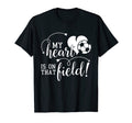 My Heart Is That Soccer Field Mom Dad T-Shirt - Unique Graphic for Adults - T-Shirt, Sweatshirt, Hoodie