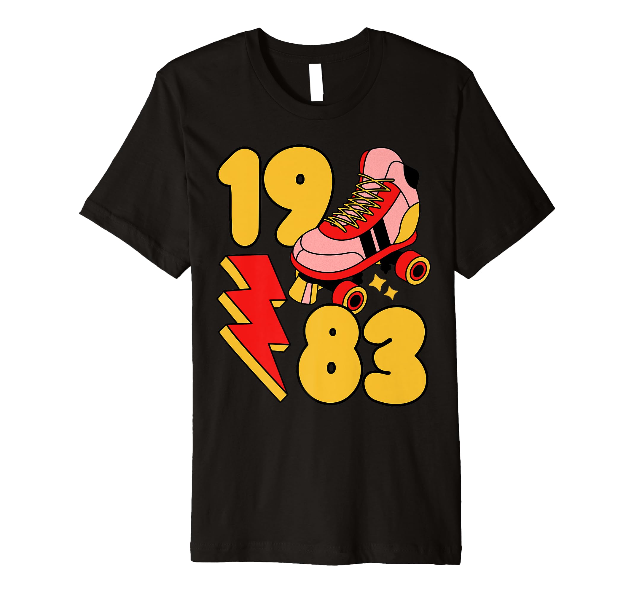 1983 Roller Skate 80S Nostalgia Collector T-Shirt - Minimalist Print Unisex - T-Shirt, Sweatshirt, Hoodie