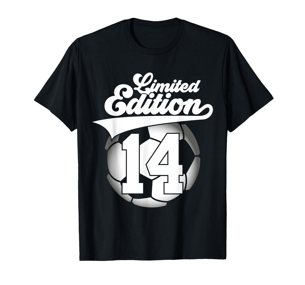 14 Years Football Soccer 14Th Birthday T-Shirt - Fun Novelty Design Unisex - T-Shirt, Sweatshirt, Hoodie