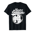 14 Years Football Soccer 14Th Birthday T-Shirt - Fun Novelty Design Unisex - T-Shirt, Sweatshirt, Hoodie