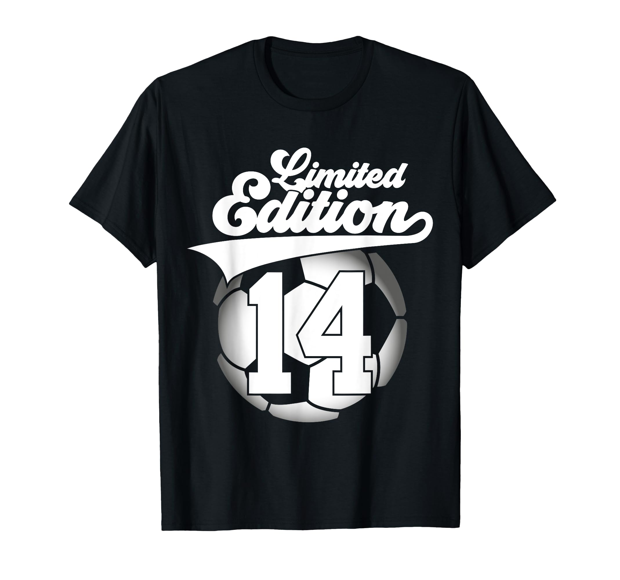 14 Years Football Soccer 14Th Birthday T-Shirt - Fun Novelty Design Unisex - T-Shirt, Sweatshirt, Hoodie