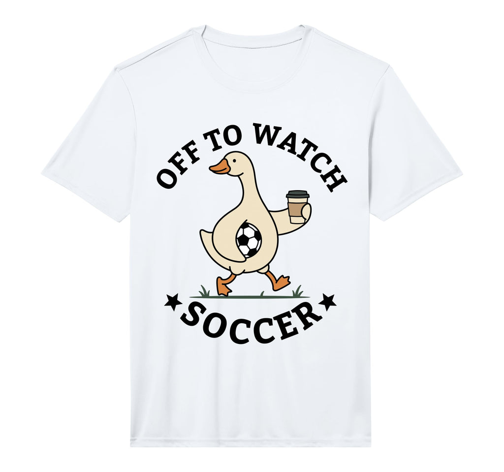 Mens Off To Watch Soccer Mom Funny T-Shirt - Custom Art Print Men Women - T-Shirt, Sweatshirt, Hoodie