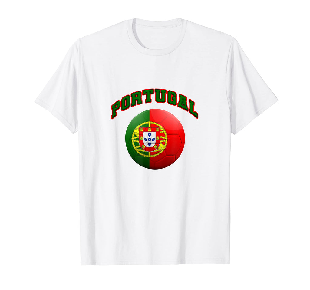 Flag And Colors Portugal Football And T-Shirt - Trendy Graphic for Adults - T-Shirt, Sweatshirt, Hoodie