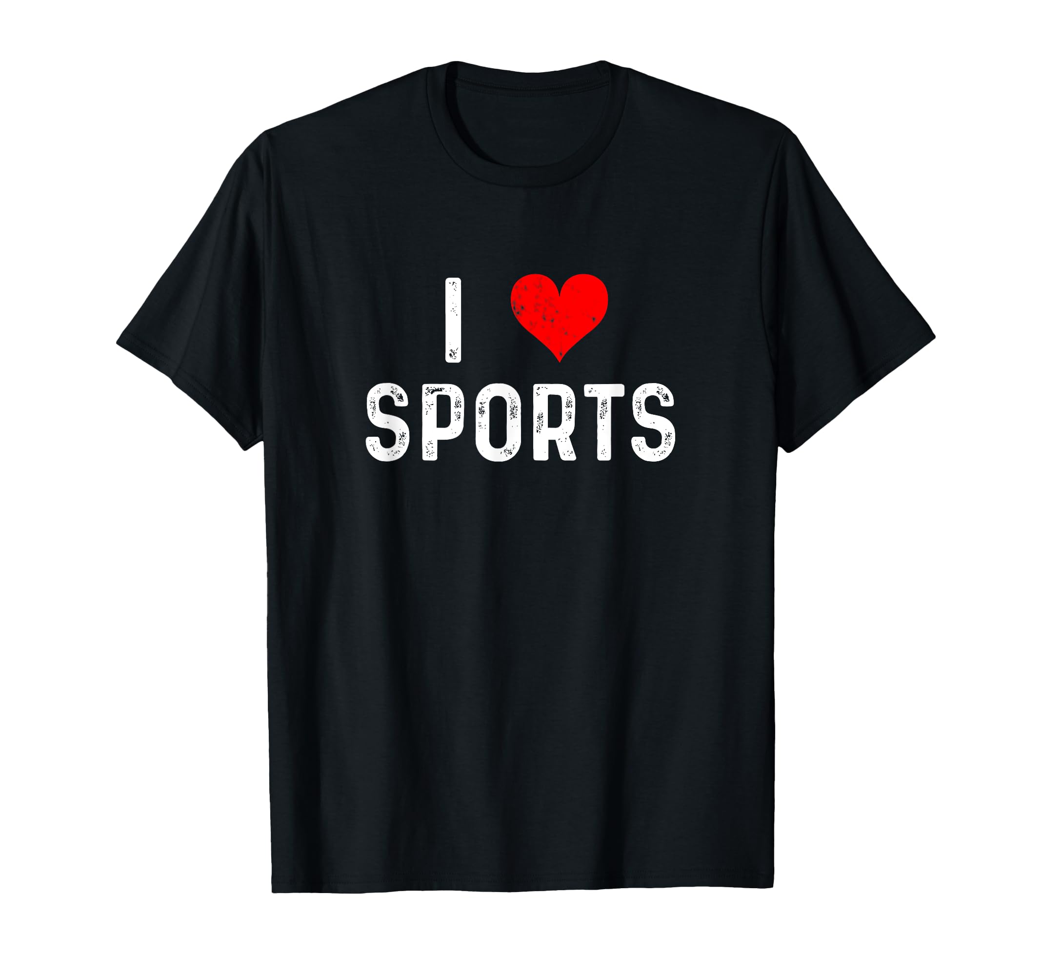 I Love Sports Heart Baseball T-Shirt - Minimalist Print for Adults - T-Shirt, Sweatshirt, Hoodie