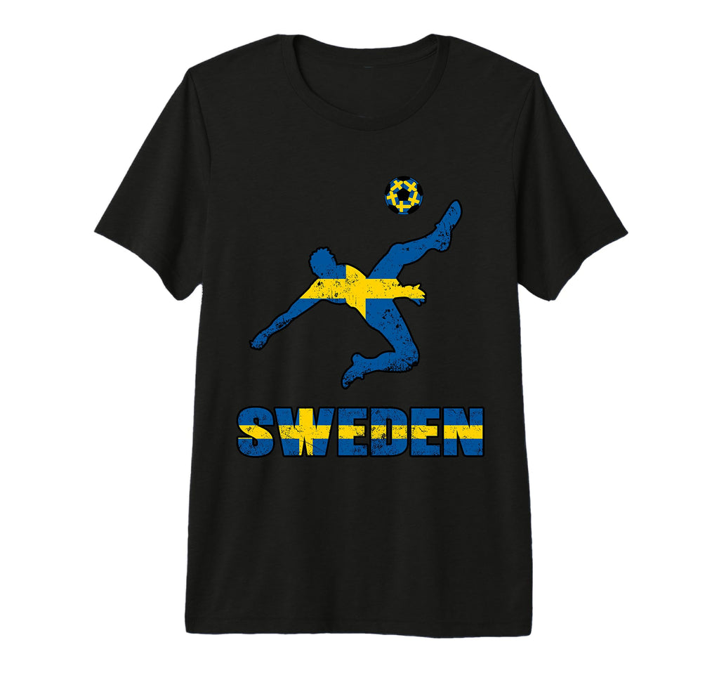 Sweden Football Soccer Game Player Fan T-Shirt - Graphic Print for Adults - T-Shirt, Sweatshirt, Hoodie