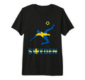Sweden Football Soccer Game Player T-Shirt - Aesthetic Graphic for Adults - T-Shirt, Sweatshirt, Hoodie