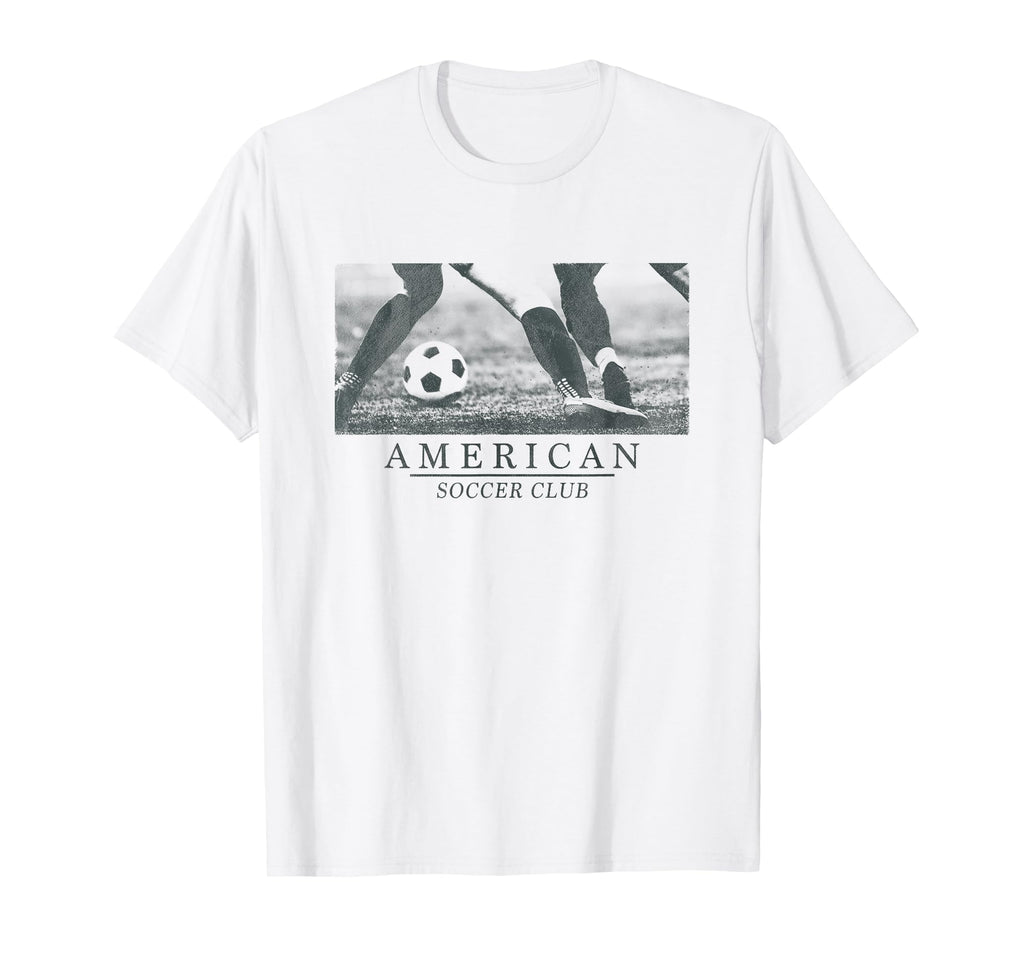 Trendy American Soccer Clun T-Shirt - Minimalist Print Men Women - T-Shirt, Sweatshirt, Hoodie