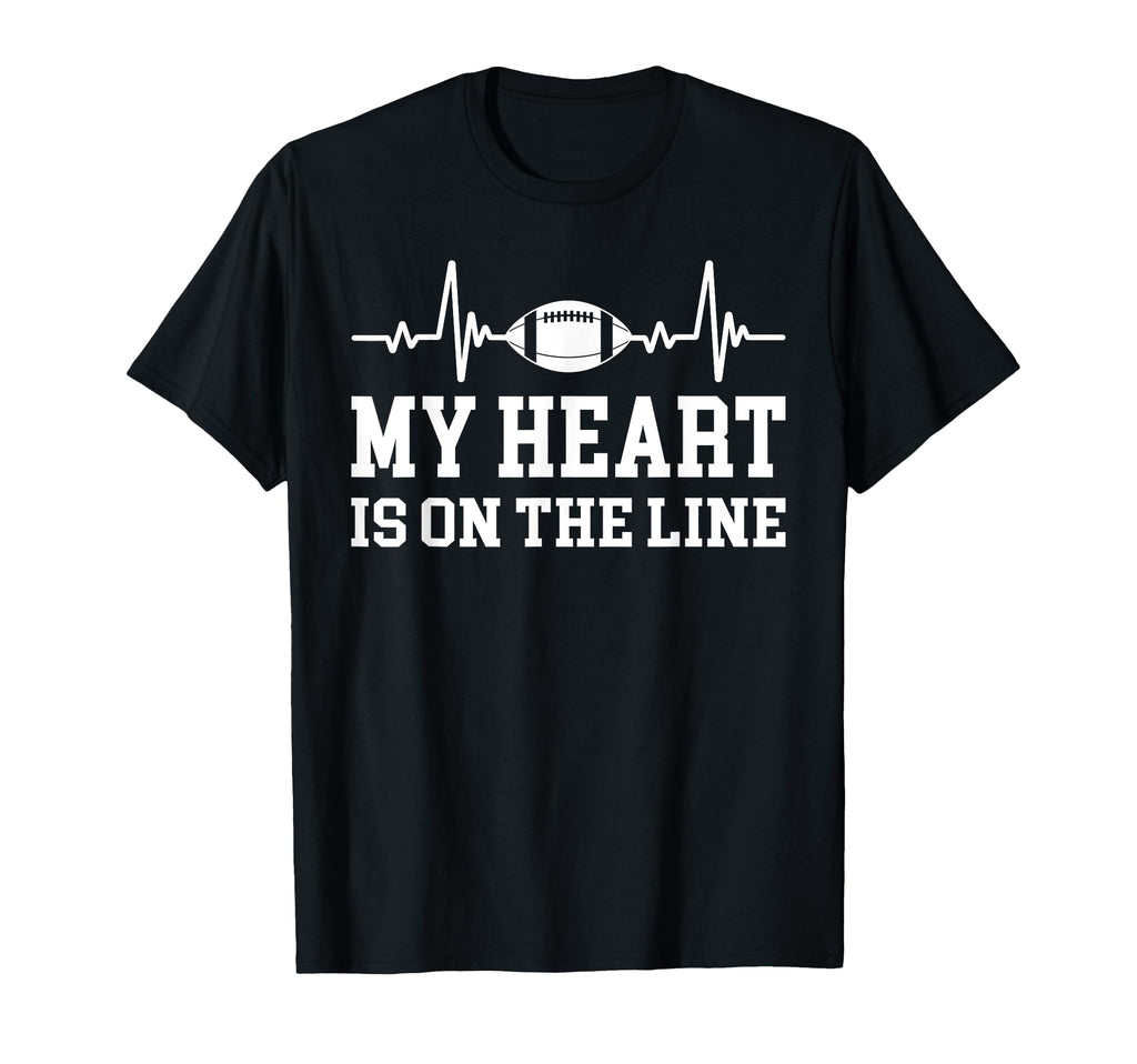 Heartbeat Ekg Pulse My Heart Is Line T-Shirt - Graphic Print for Adults - T-Shirt, Sweatshirt, Hoodie