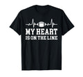 Heartbeat Ekg Pulse My Heart Is Line T-Shirt - Graphic Print for Adults - T-Shirt, Sweatshirt, Hoodie
