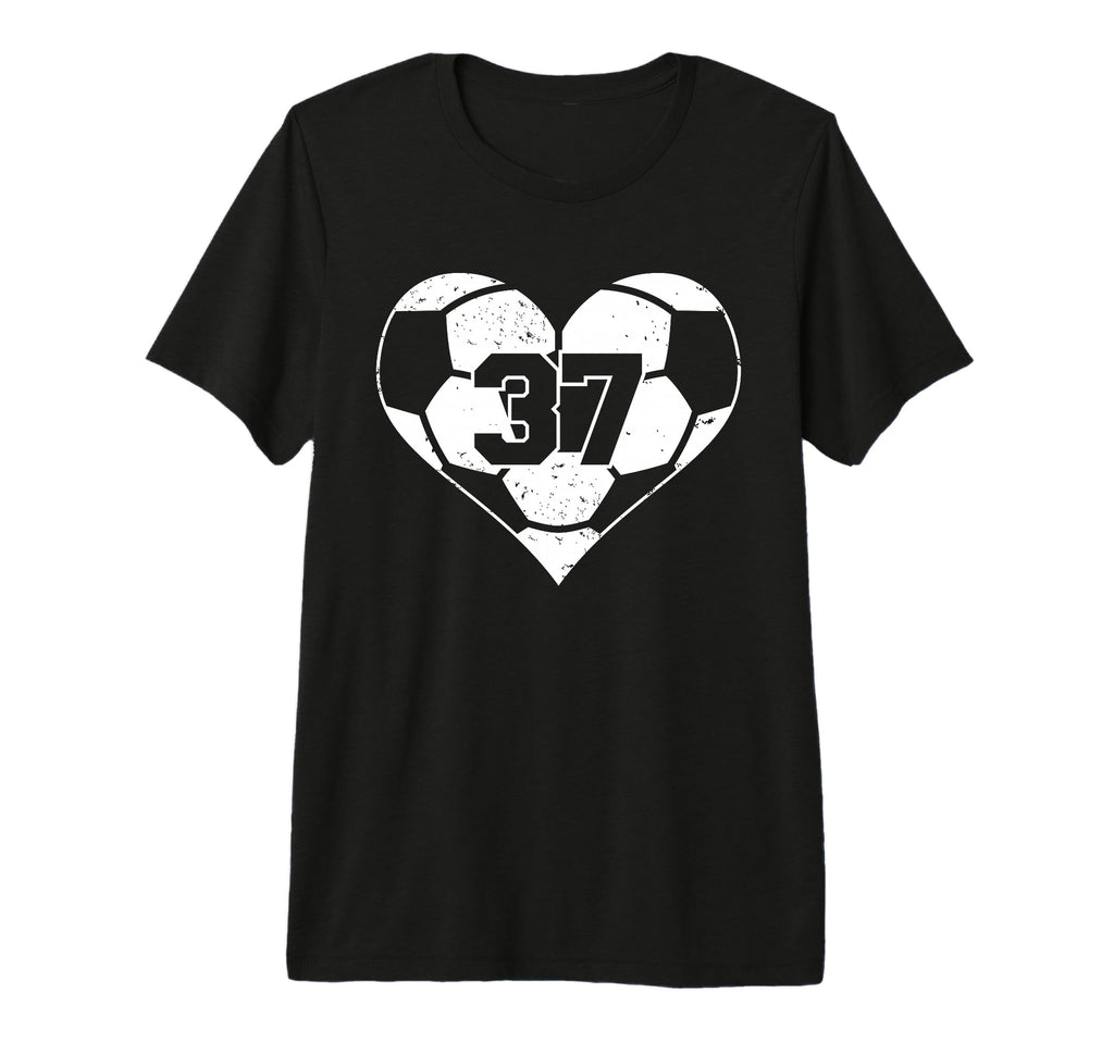 Soccer Number 37 Jersey Funny Soccer T-Shirt - Streetwear Style for Adults - T-Shirt, Sweatshirt, Hoodie