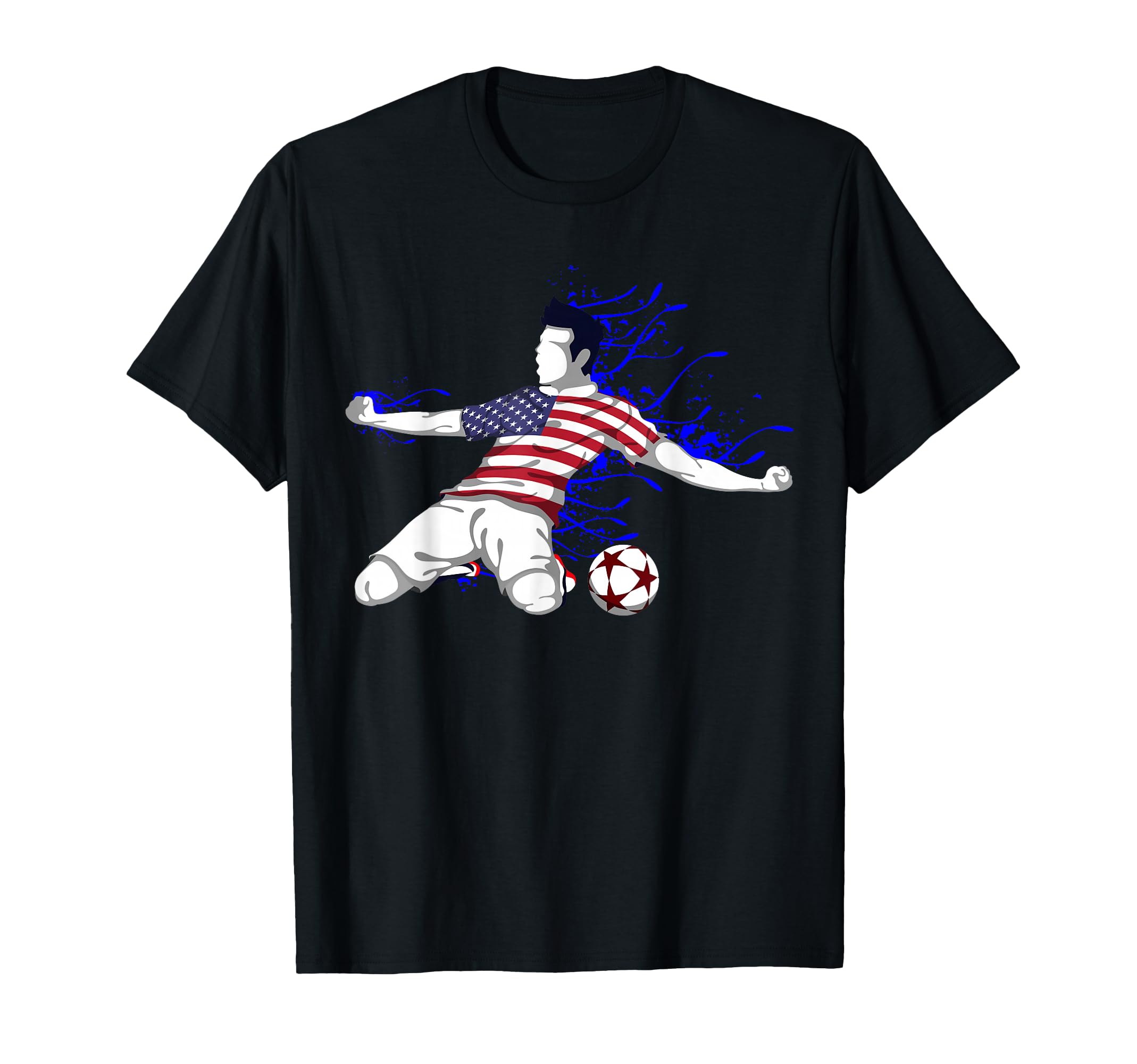 America National Soccer Team Jersey T-Shirt - Trendy Graphic for Adults - T-Shirt, Sweatshirt, Hoodie
