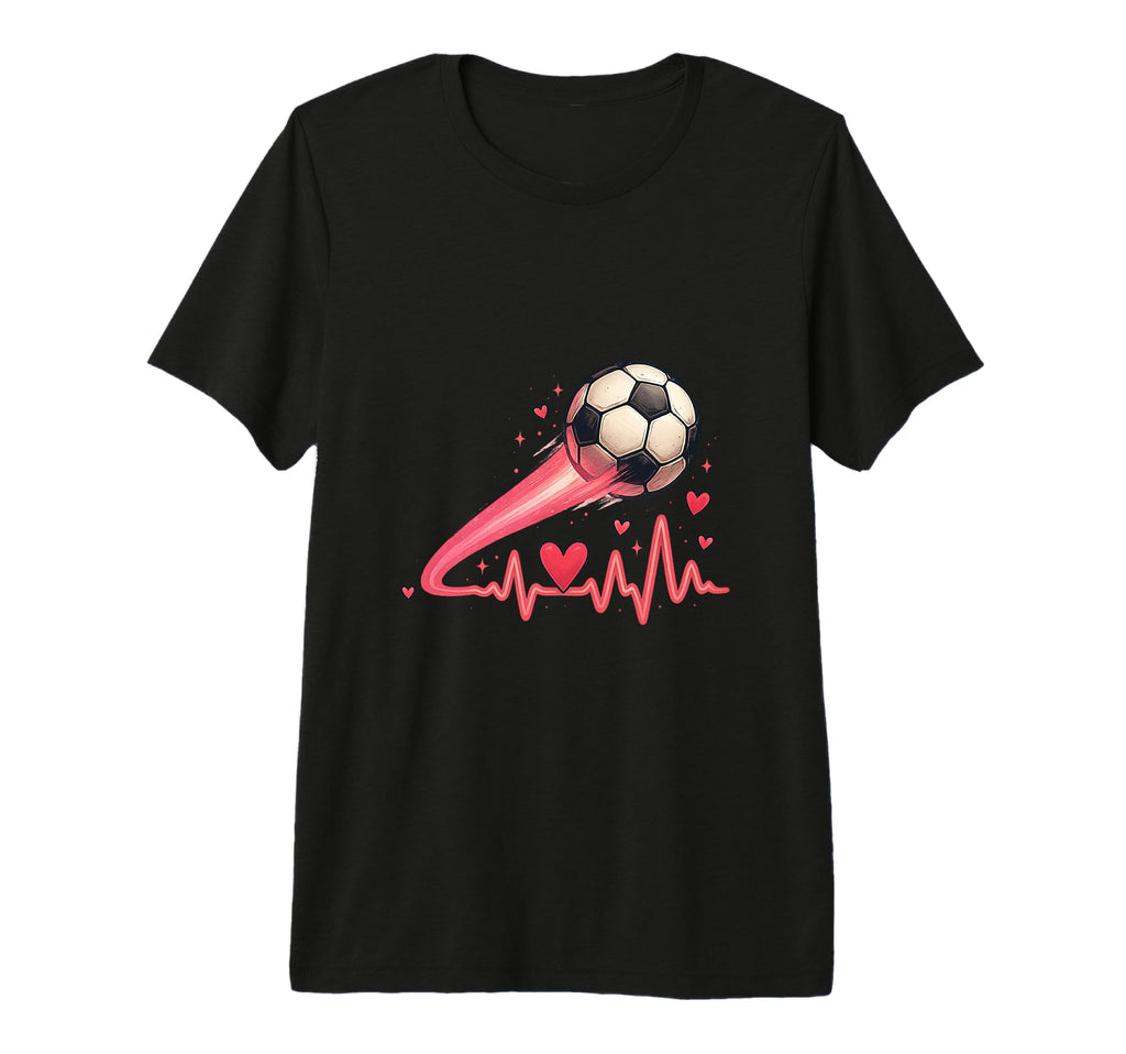 Soccer Heartbeat Motion Energy Art T-Shirt - Streetwear Style Men Women - T-Shirt, Sweatshirt, Hoodie