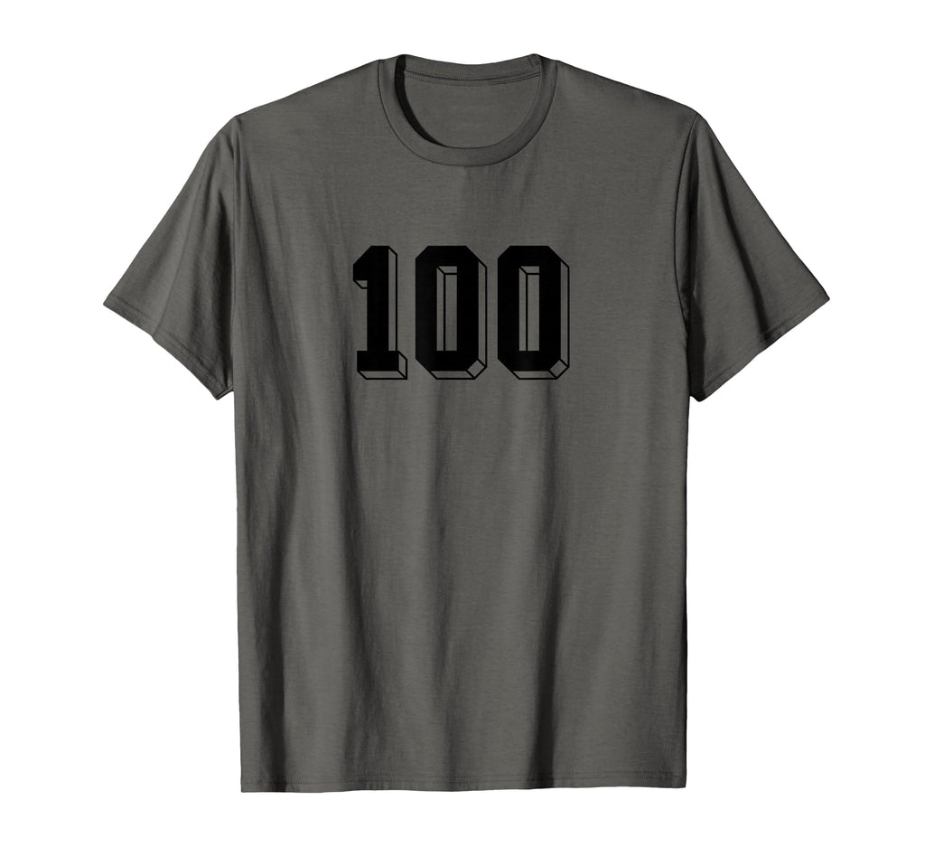 Number 100 80S 90S Soccer Team T-Shirt - Custom Art Print for Adults - T-Shirt, Sweatshirt, Hoodie