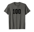 Number 100 80S 90S Soccer Team T-Shirt - Custom Art Print for Adults - T-Shirt, Sweatshirt, Hoodie