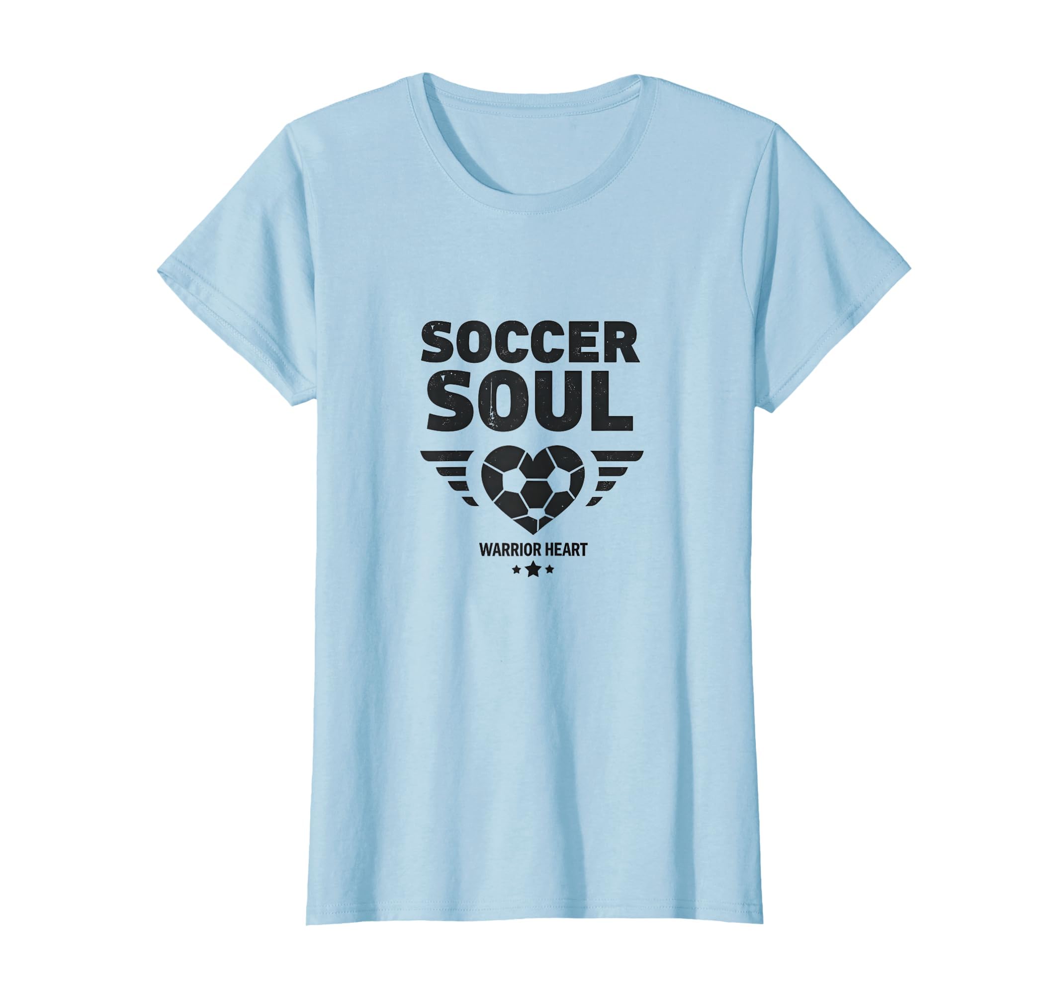 Soccer Soul Warrior Heart Womens T-Shirt - Minimalist Print Men Women - T-Shirt, Sweatshirt, Hoodie