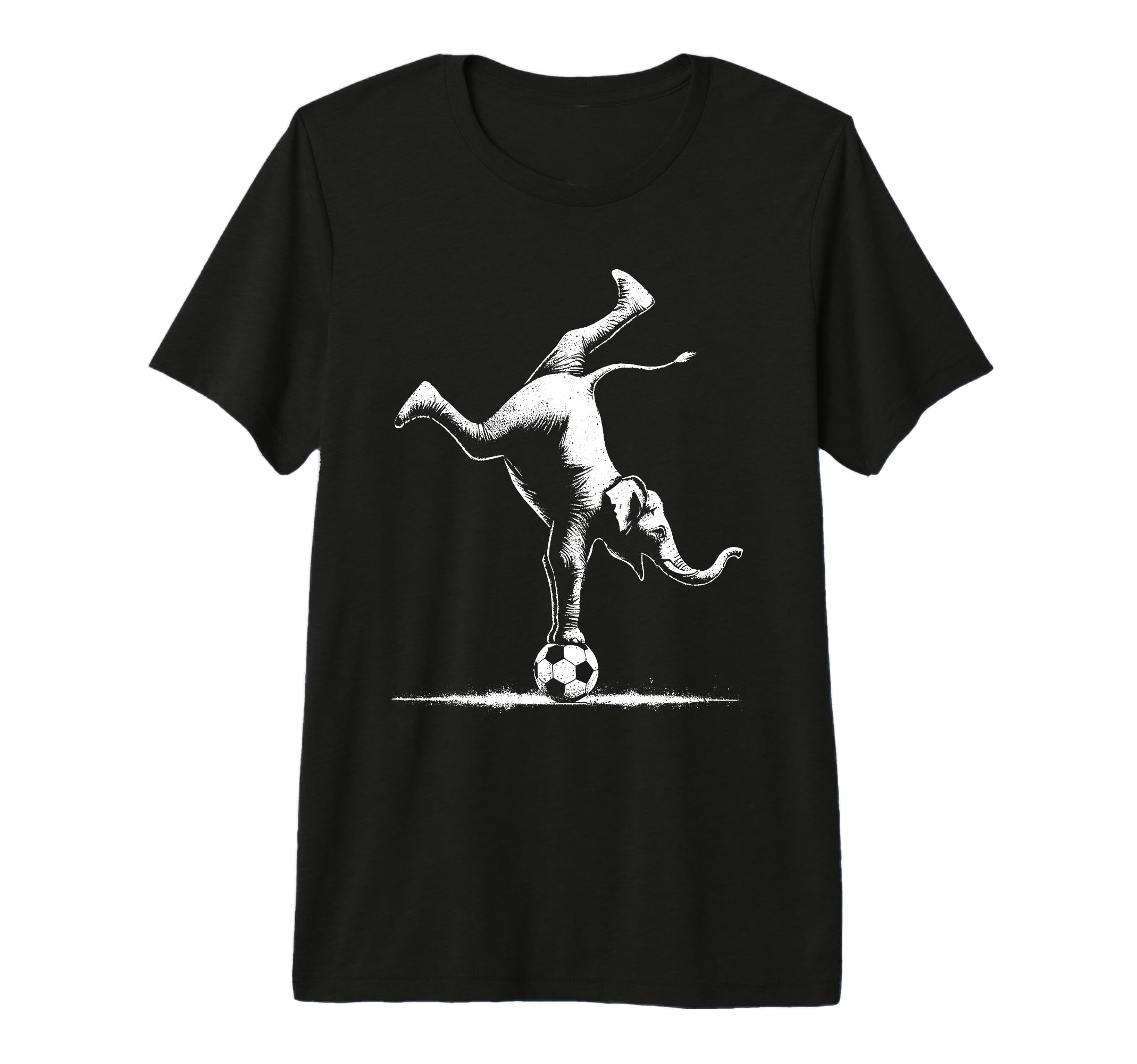 Elephant Handstand Soccer Ball T-Shirt - Fun Novelty Design Men Women - T-Shirt, Sweatshirt, Hoodie