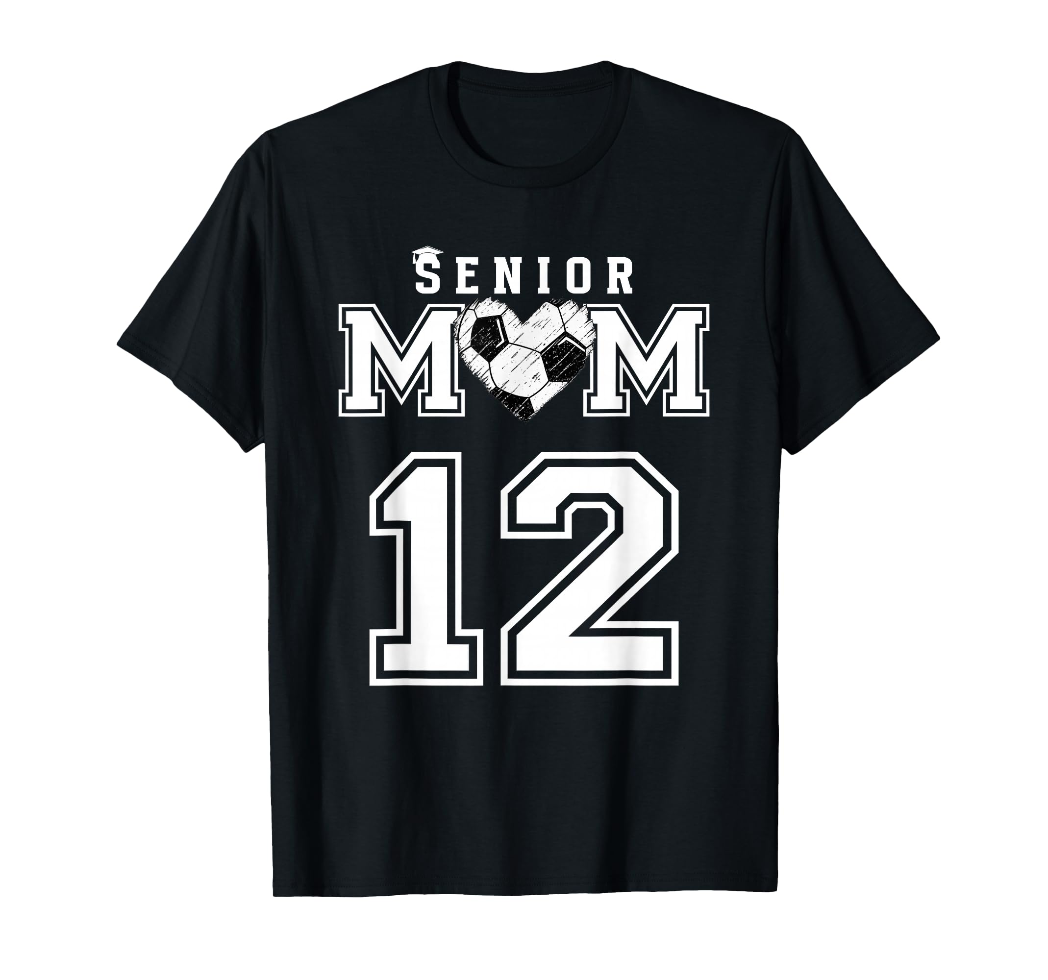 Proud Senior Soccer Mom Custom T-Shirt - Fun Novelty Design for Adults - T-Shirt, Sweatshirt, Hoodie