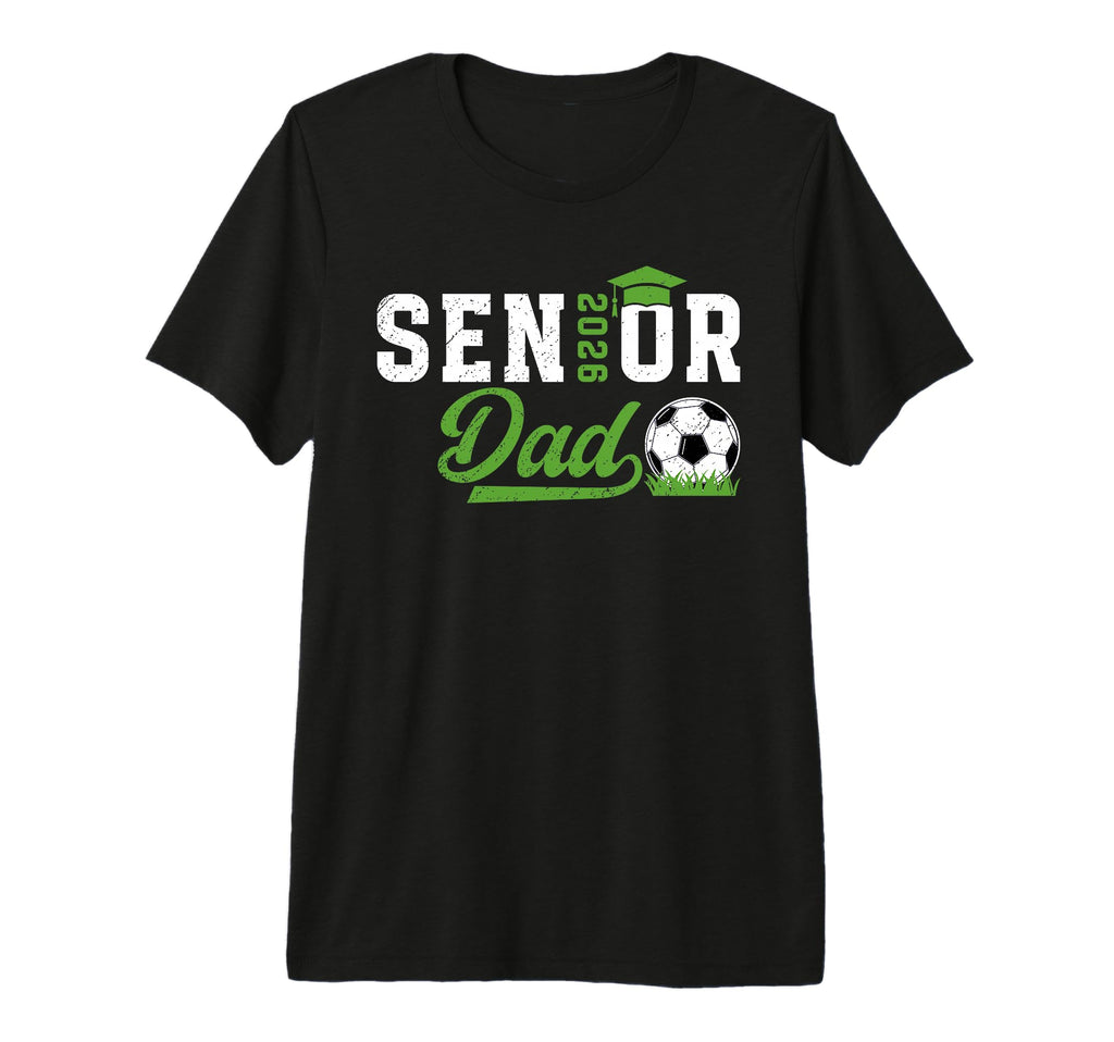 Mens Soccer Senior Dad Senior Soccer T-Shirt - Minimalist Print Unisex - T-Shirt, Sweatshirt, Hoodie