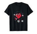 Heart Soccer Gift Hoodie - Graphic Print Unisex - T-Shirt, Sweatshirt, Hoodie